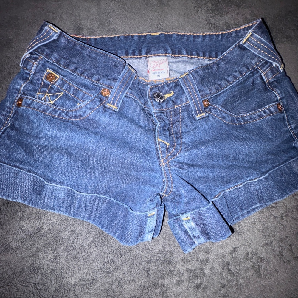 Dark denim shorts - Tru Religion (27)